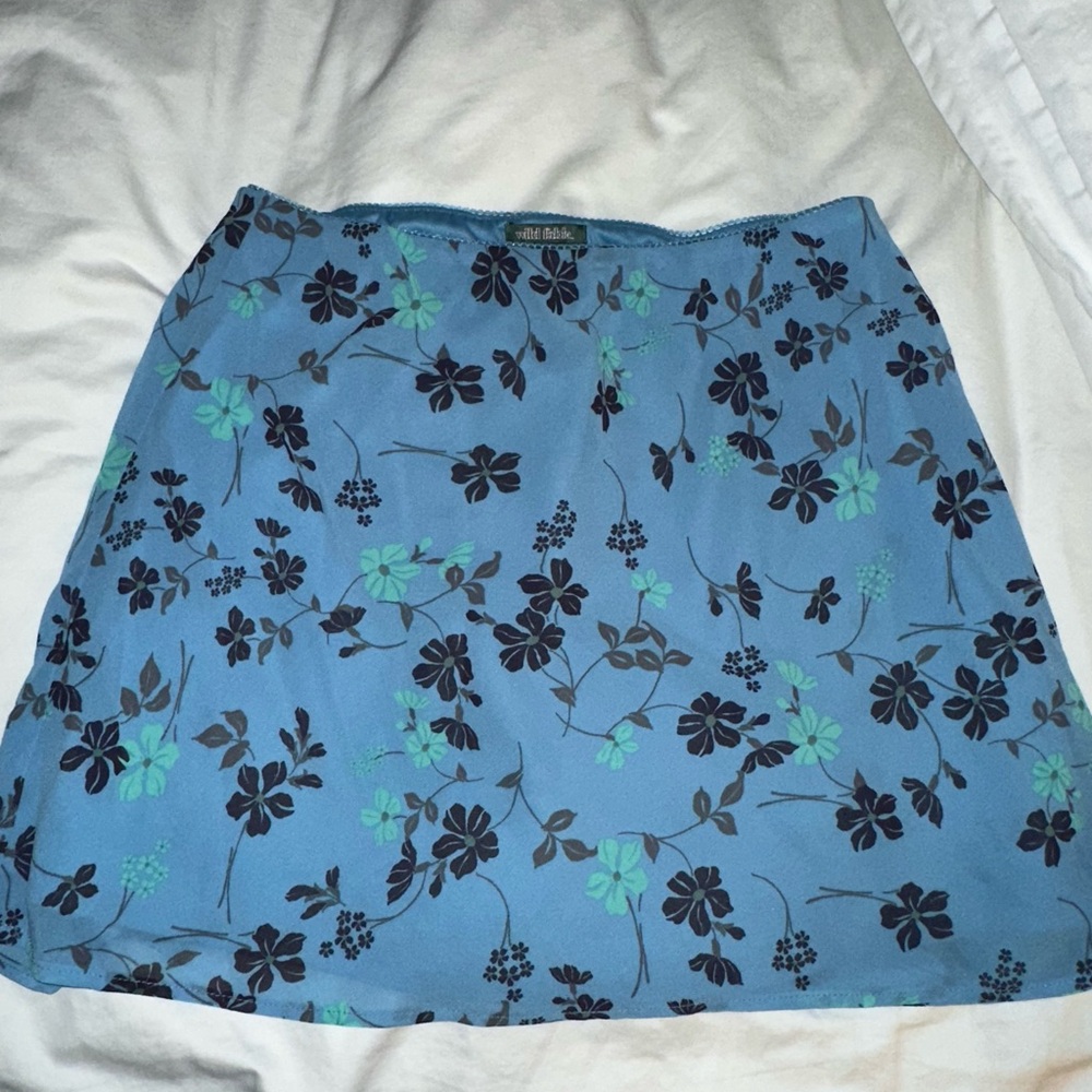 Blue skirt